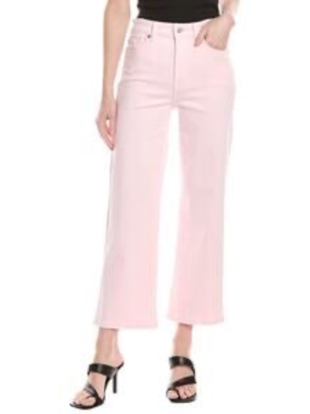 7 for all Mankind pink a pkt crop Jeans pants 30 Capri y2k